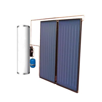 Calentador de agua solar de placa plana presurizada dividida para el hogar