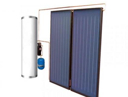 Calentador de agua solar de placa plana presurizado dividido